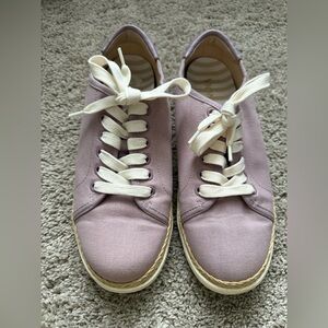 Women's Lavender Canvas Sneakers